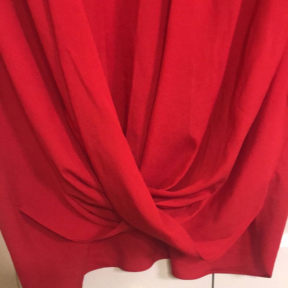 NWOT Calvin Klein Red Women’s Shirt 1X - Picture 3 of 11
